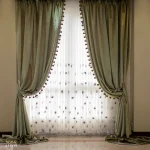 تور گلدوزی طرح قاصدک