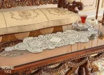 گالری رومیزی 3 تکه دانتل طرح ترک رز