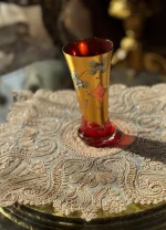 گالری رومیزی دانتل مخمل طرح ترک مدل لاله با رانر مربع